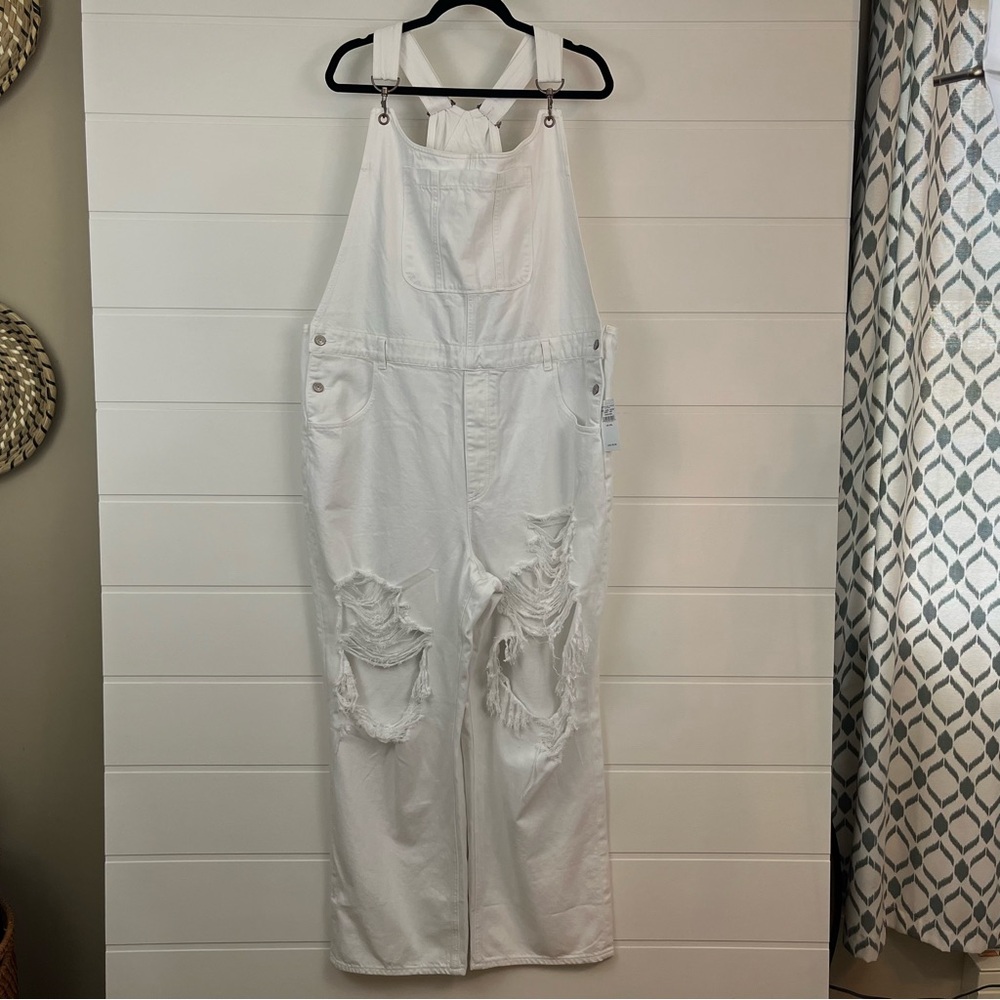 American Eagle Sz XXL 90s Boyfriend Overall w/Distressing